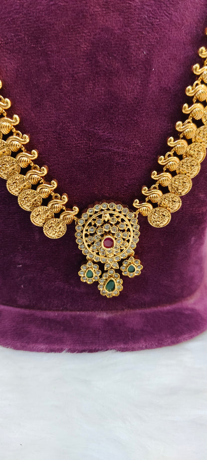 Premium fusion kasu necklace set