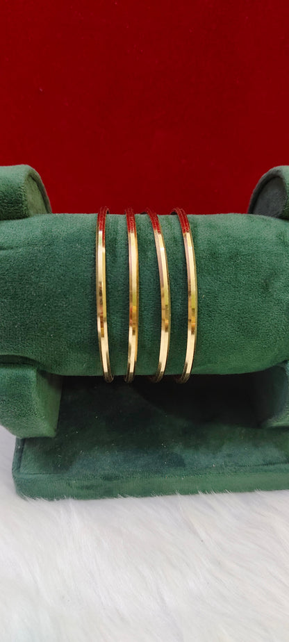 Pure panchaloham unpolished 4 bangles