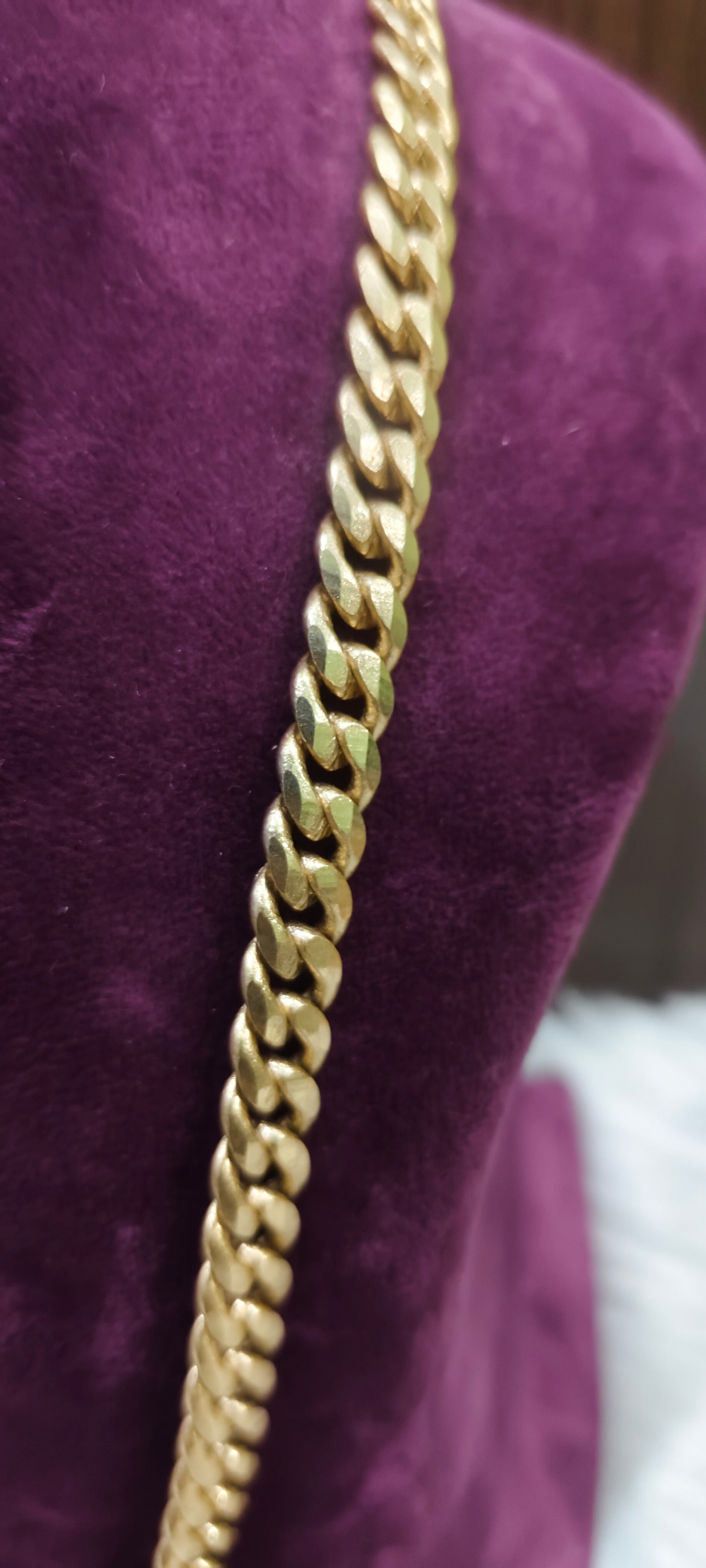 Pure panchaloham unpolished heavy look 20" length mens chain