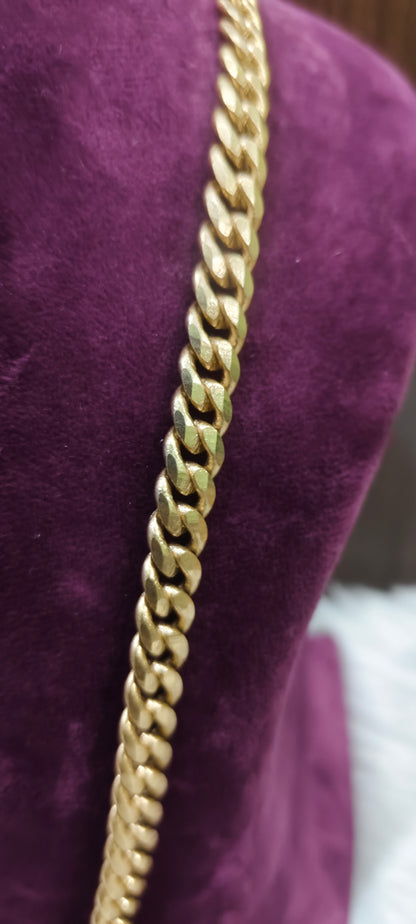 Pure panchaloham unpolished heavy look 20" length mens chain