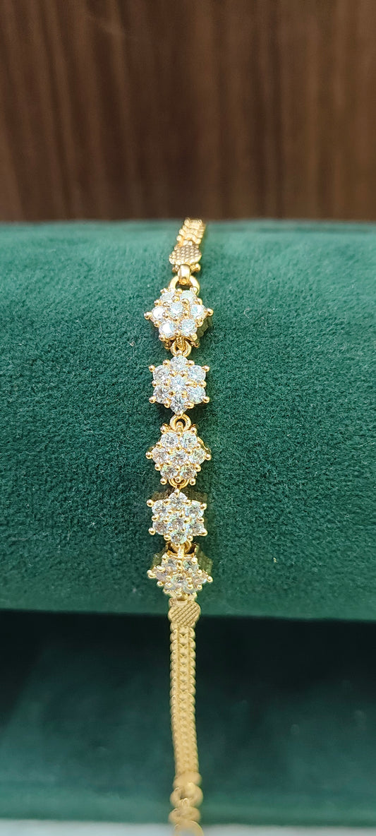 Pure panchaloham ladies gold look bracelet