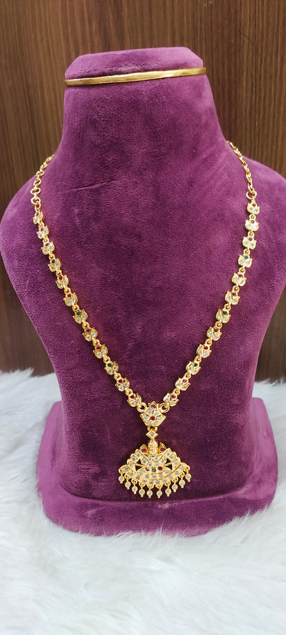 Pure panchaloham vintage look necklace