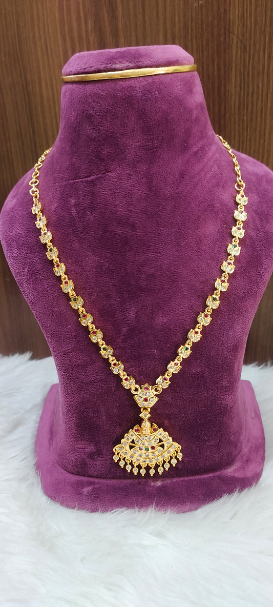 Pure panchaloham vintage look necklace
