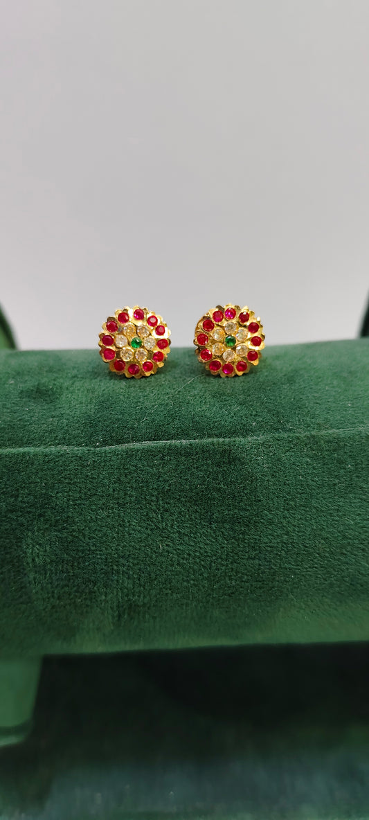 Pure panchaloham vintage look studs