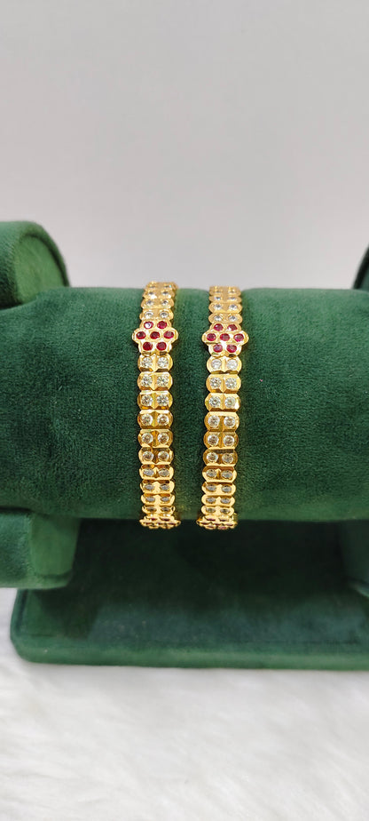 Pure panchaloham broad 2 bangles