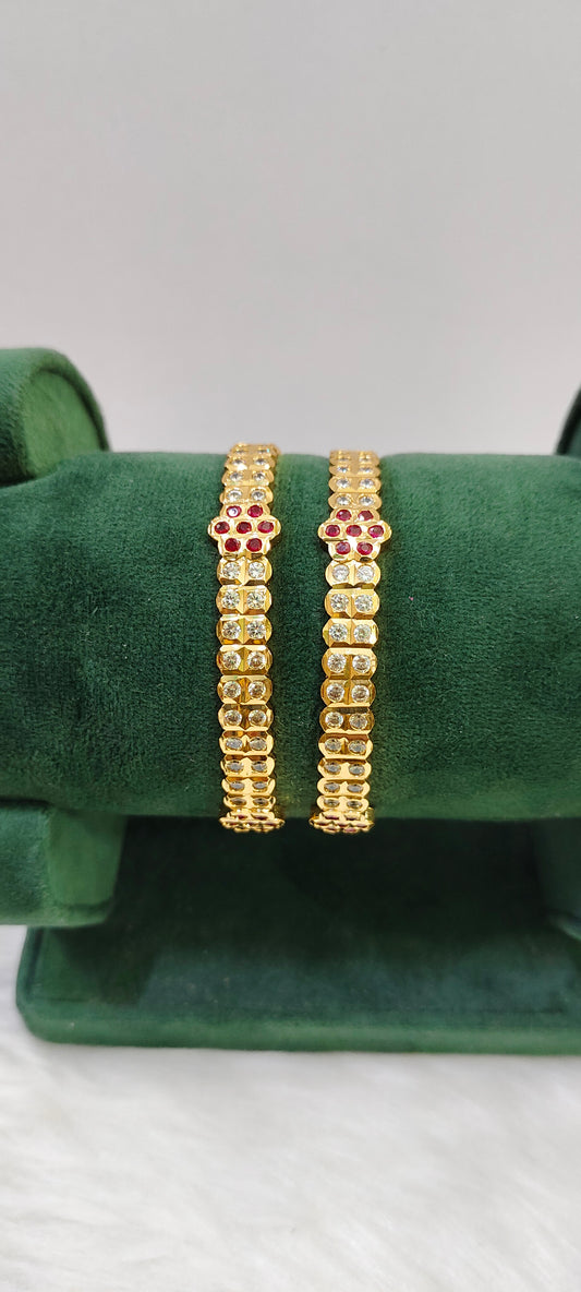Pure panchaloham broad 2 bangles