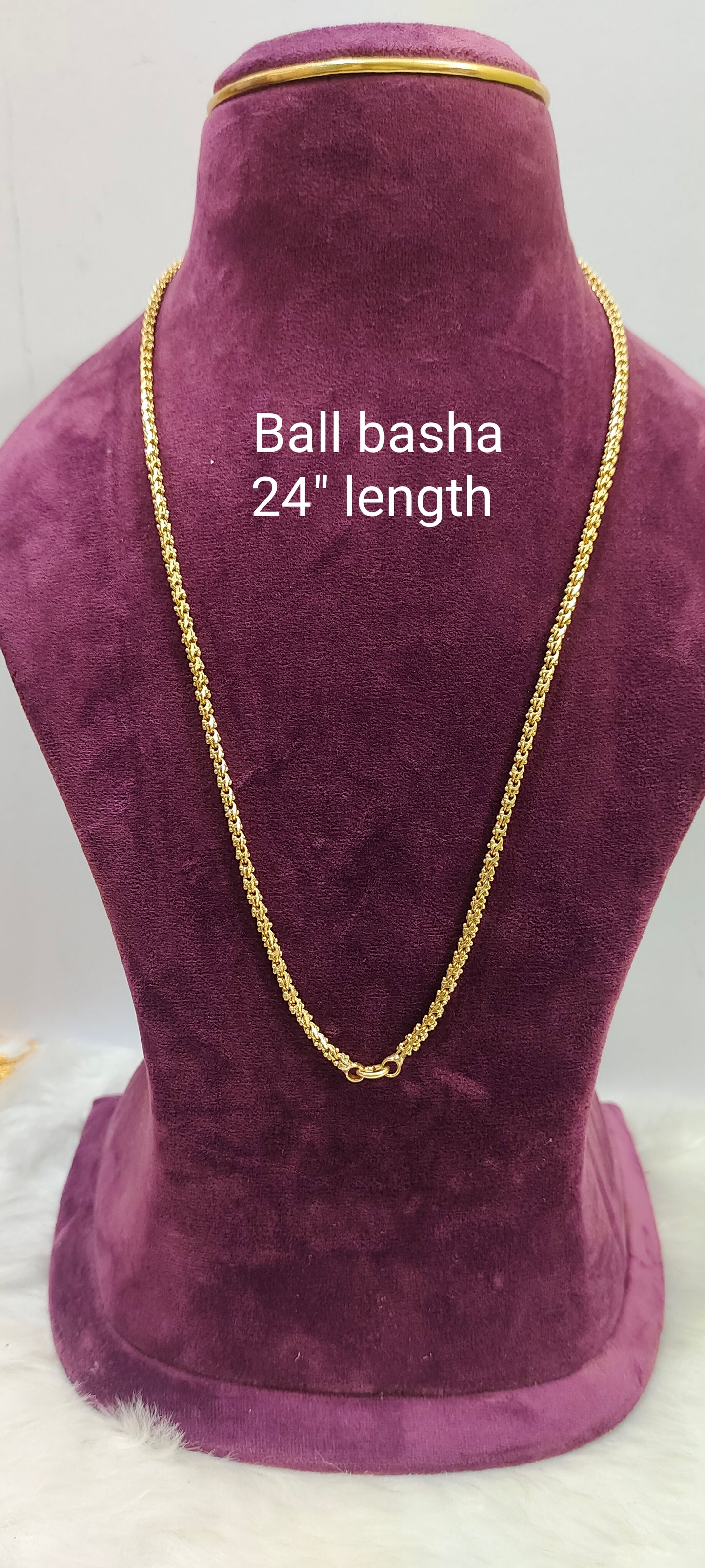 Pure panchaloham unpolished balbasha chain