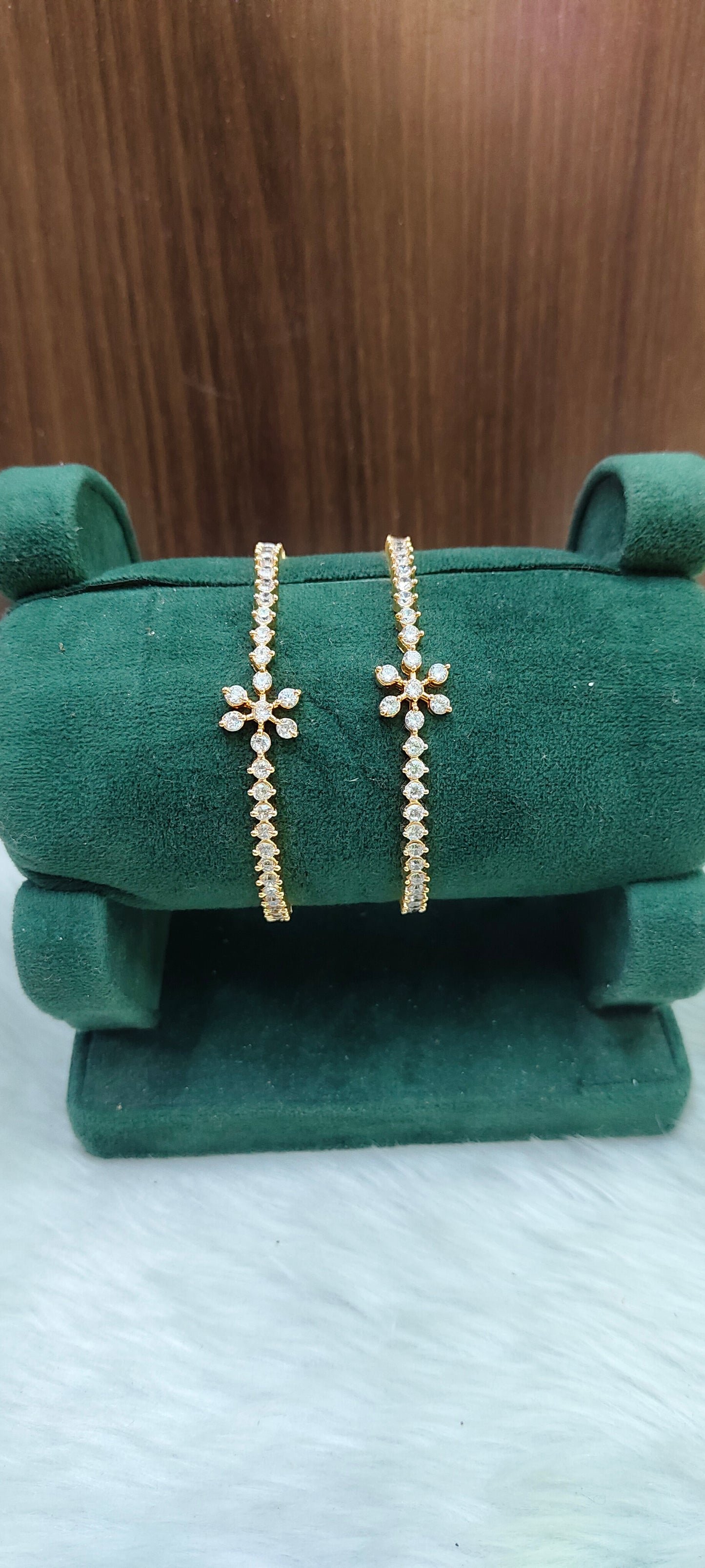 Pure panchaloham daimond look kada bangle