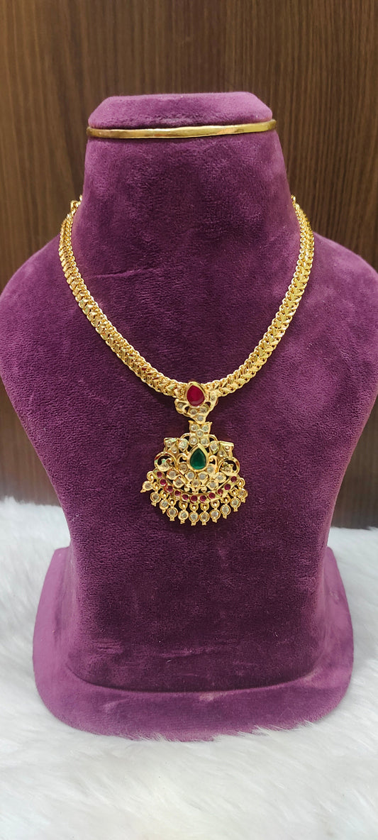 Pure panchaloham nanupatti necklace