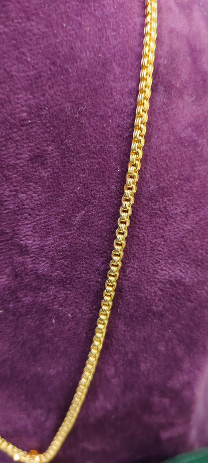 Pure panchaloham pendant chain and panchaloham adjustable ring combo (chain not panchaloham)