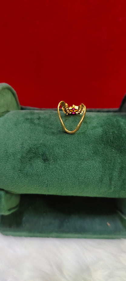 Pure panchaloham vanki ring