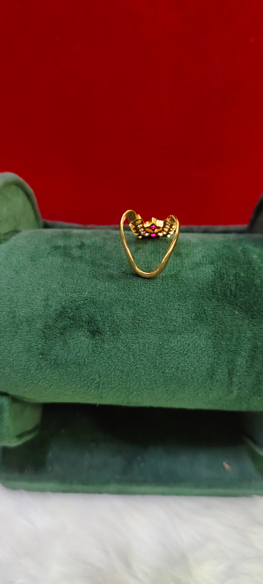 Pure panchaloham vanki ring