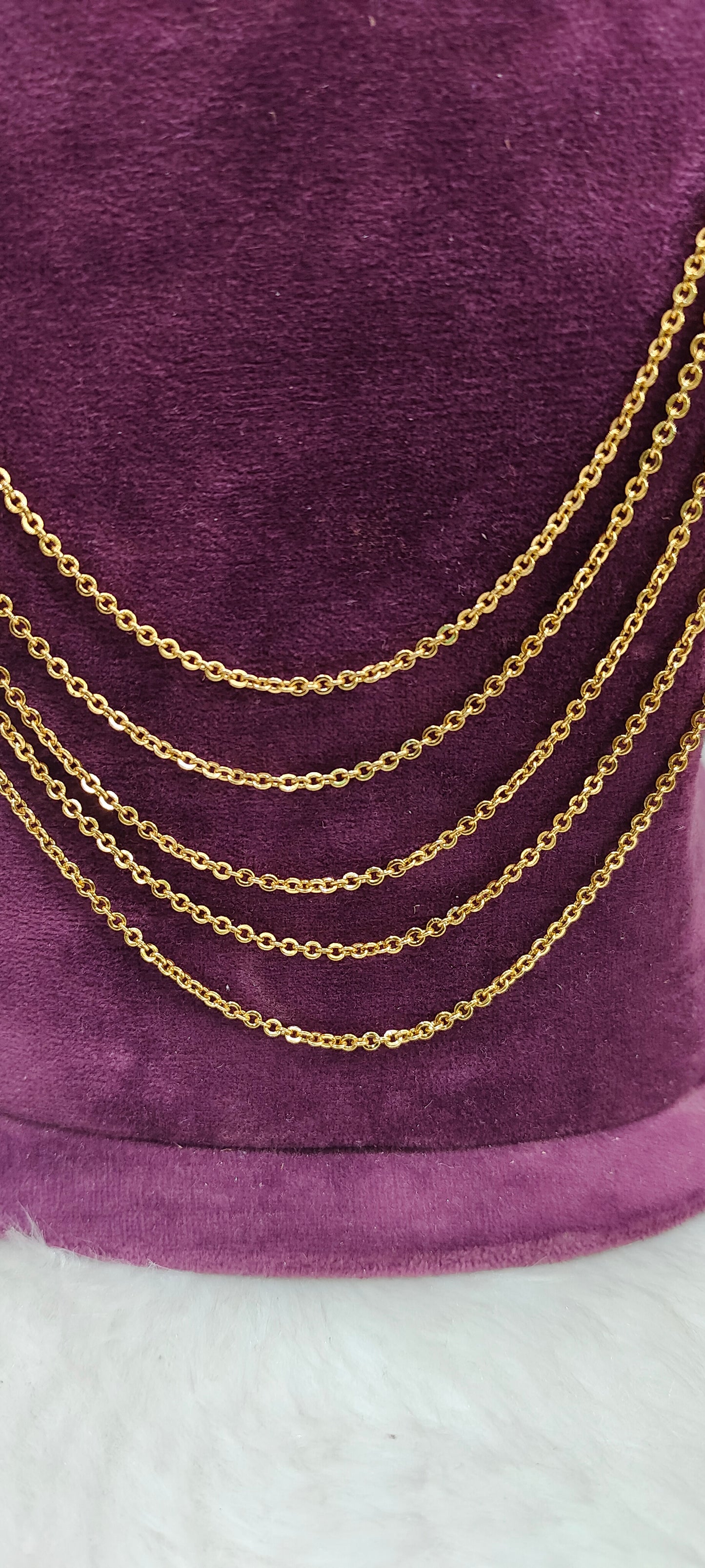 High premium 5 step 28" length nakshi Chandraharam