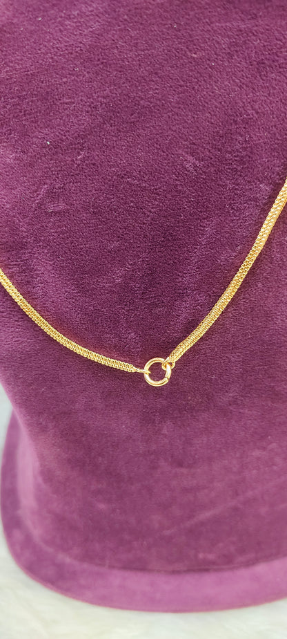 Premium micro gold plated daily wear 24" length daimond model thali chain