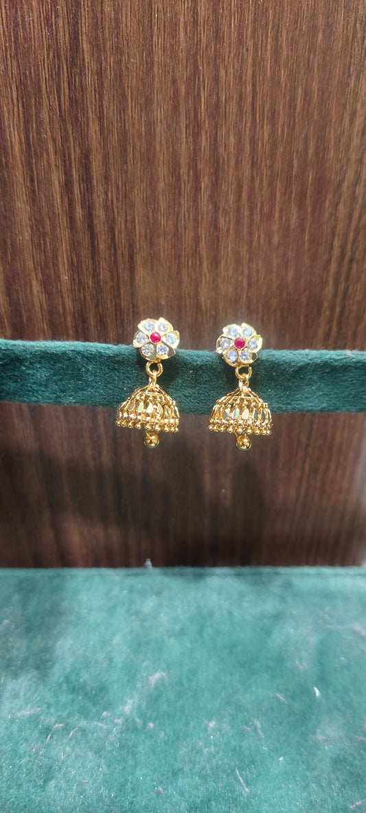 Pure panchaloham cute jumkas