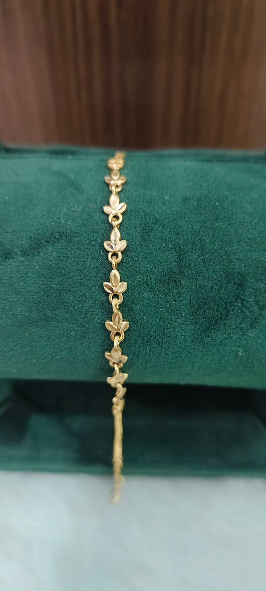 Pure panchaloham unpolished ladies bracelet