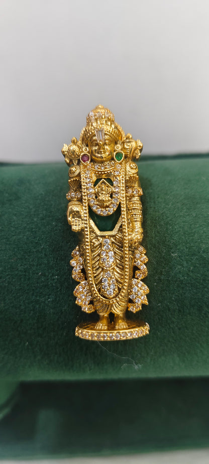 Premium nakshi 2.5" length balaji pendant