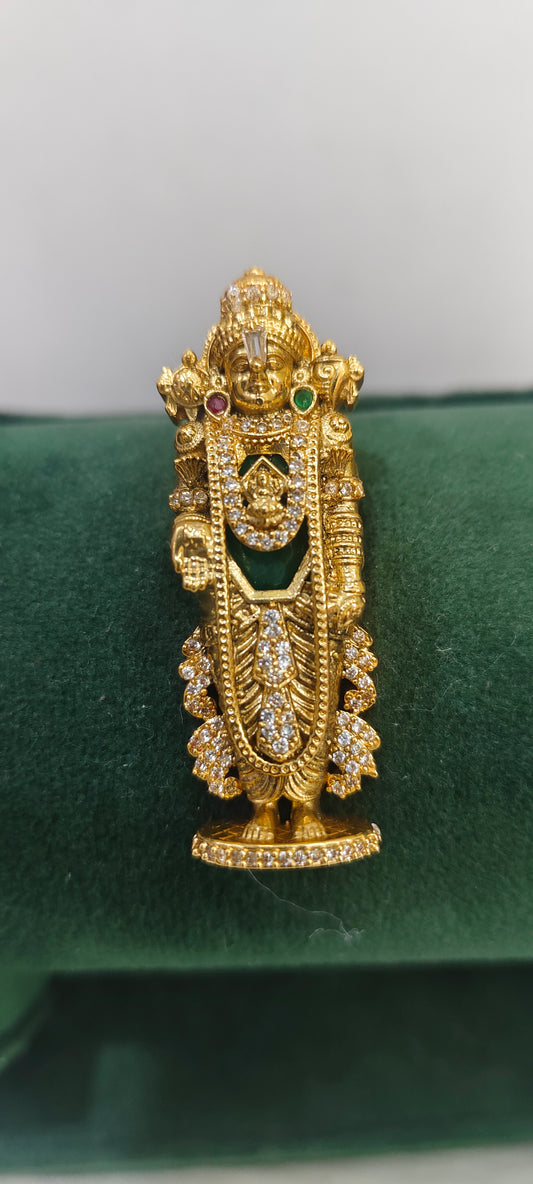Premium nakshi 2.5" length balaji pendant
