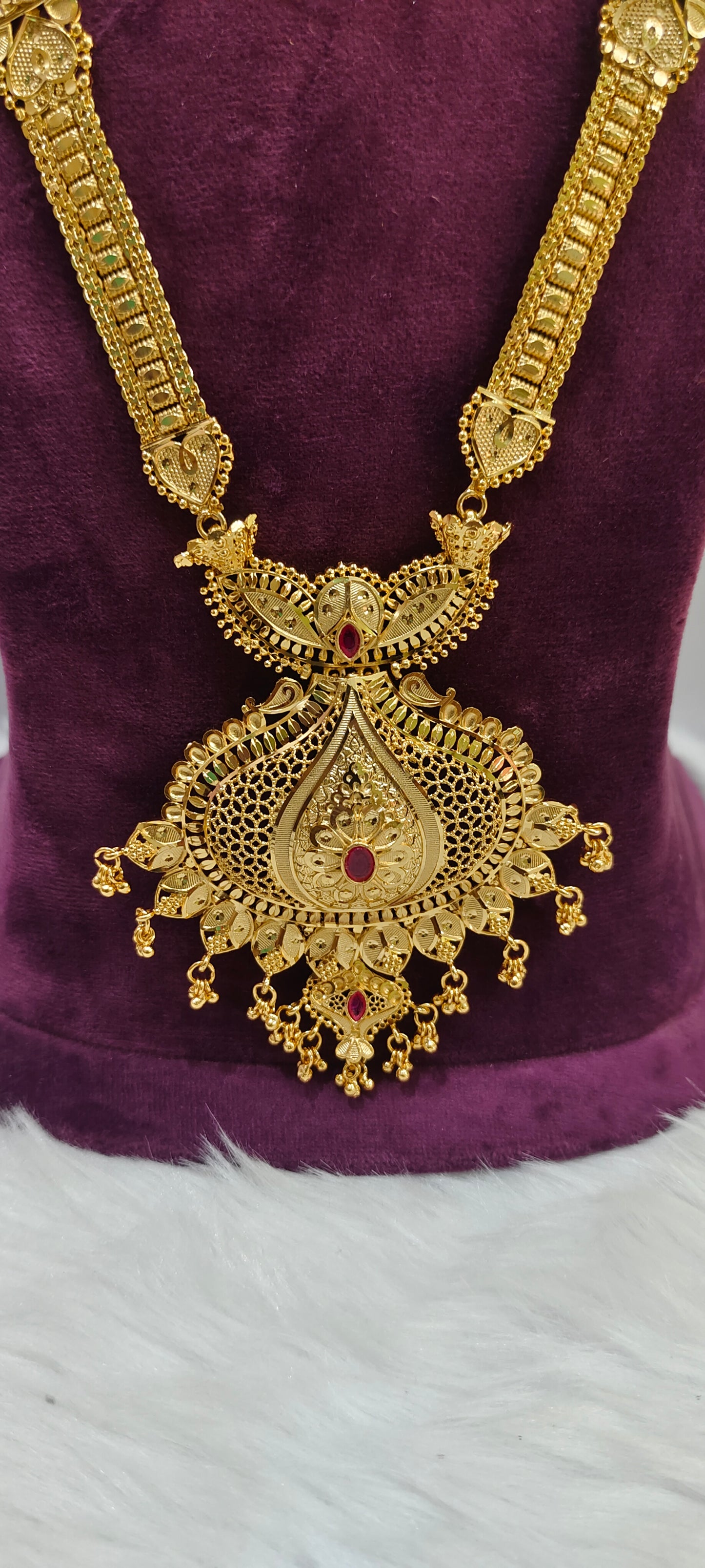100% gold look heavy long haram