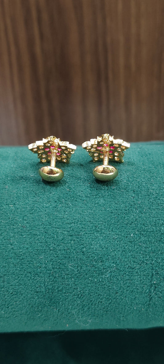 Pure panchaloham Flower studs