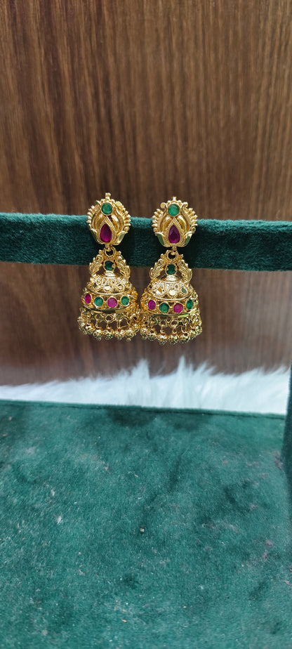 Premium micro gold plated medium Jumkas