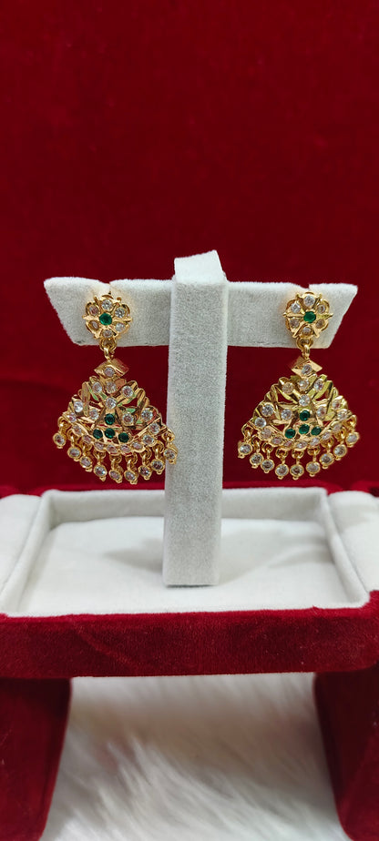 Pure panchaloham vintage look earrings