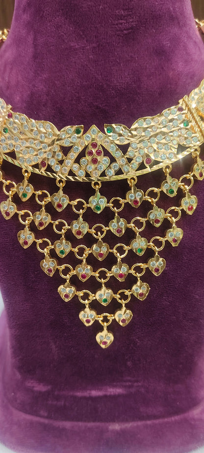 Pure panchaloham kante jaali necklace