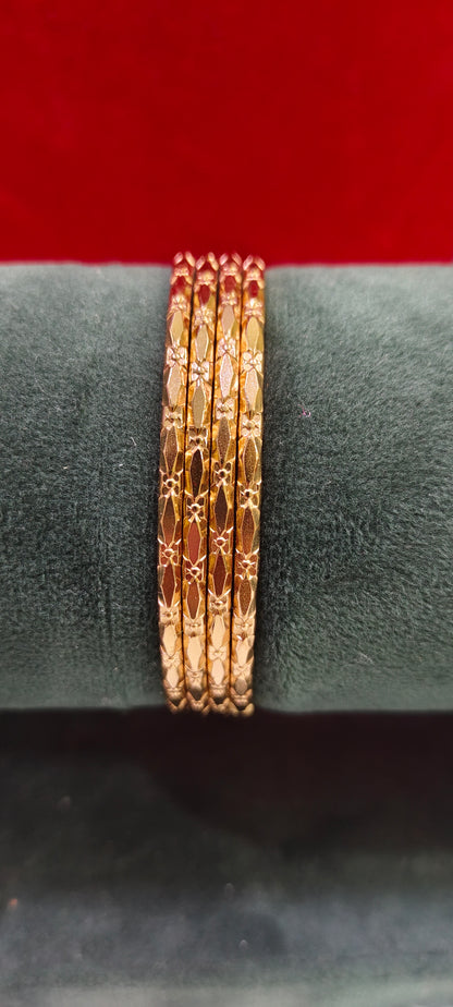 Pure panchaloham unpolished 4 bangles