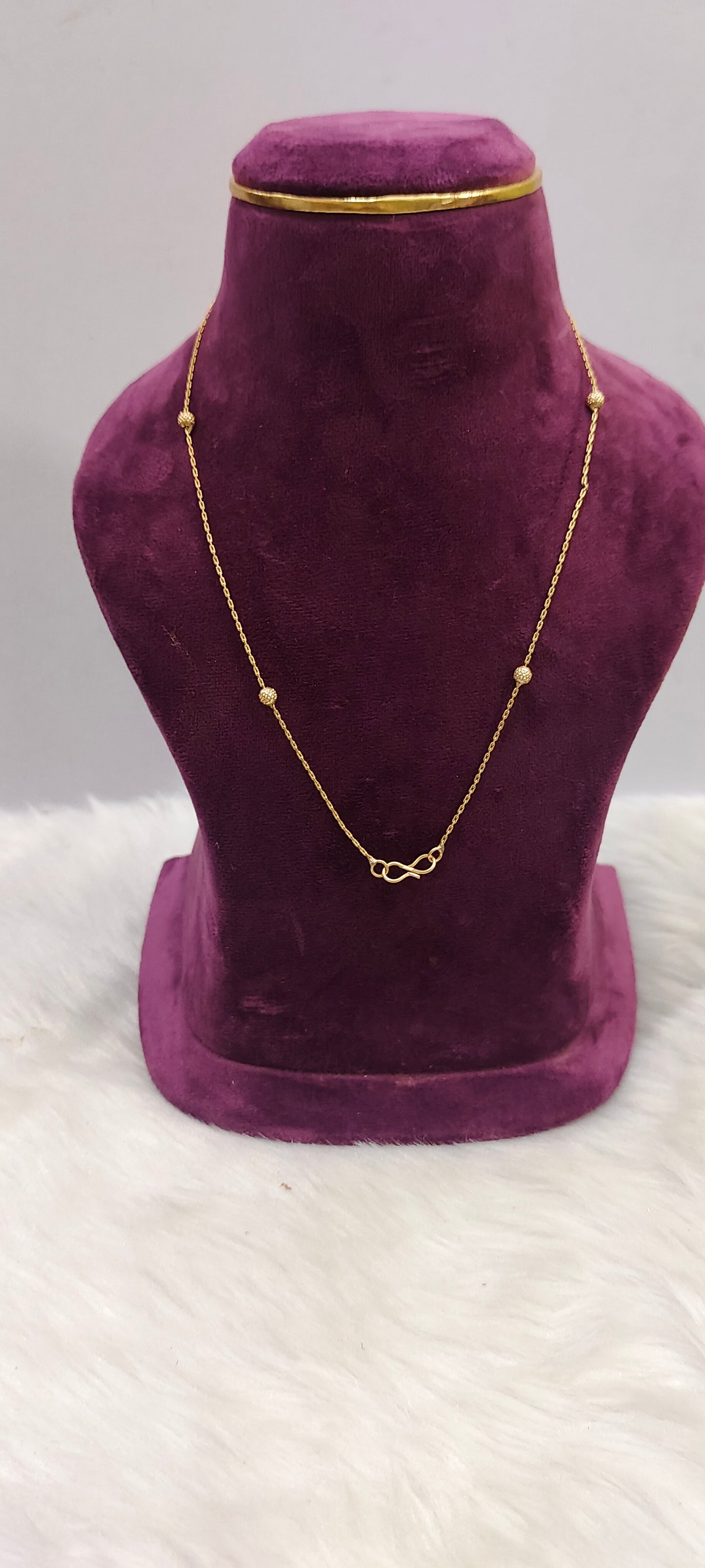 Pure panchaloham unpolished 18" length short chain