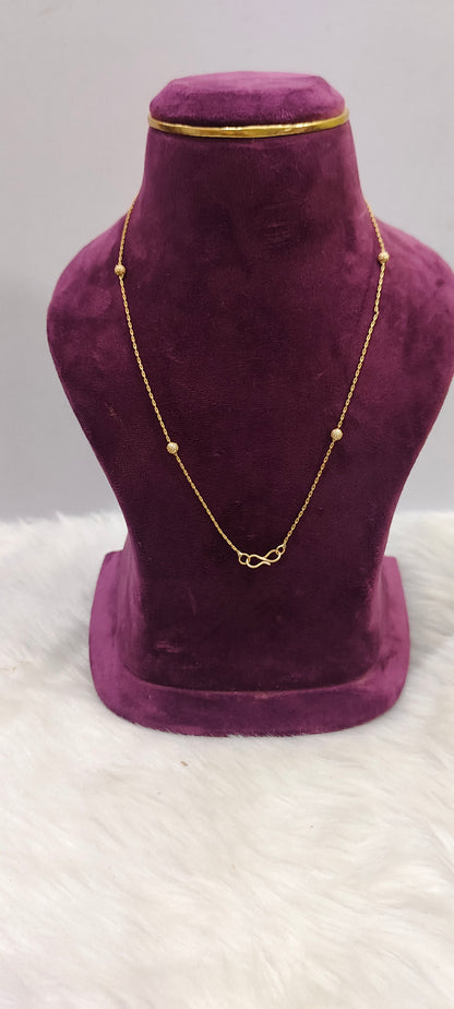 Pure panchaloham unpolished 18" length short chain