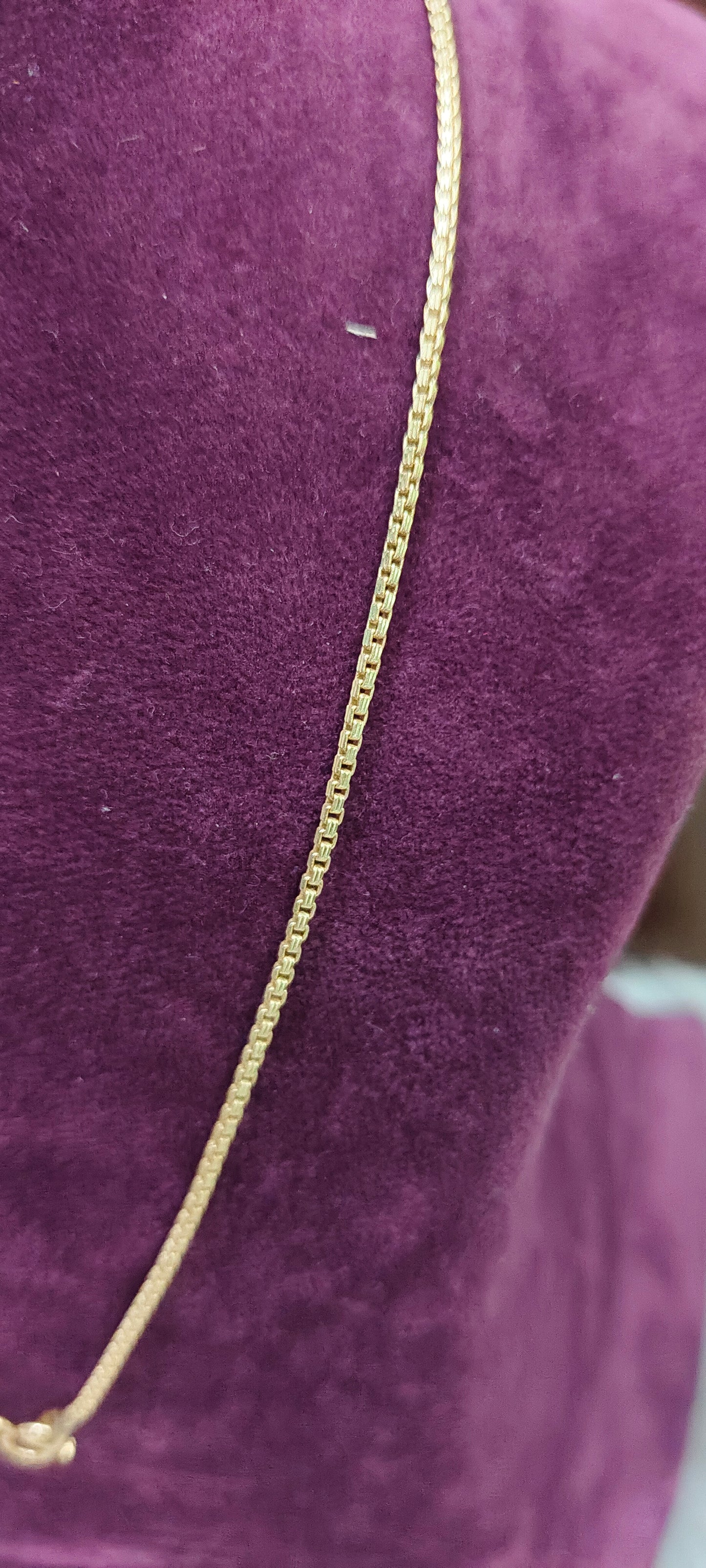 Pure panchaloham unpolished 18" length simple chain