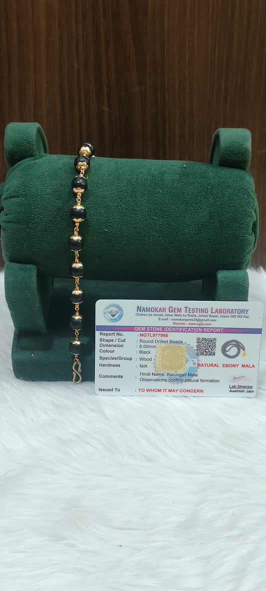 Original karungali bracelet 8" length with 8mm size