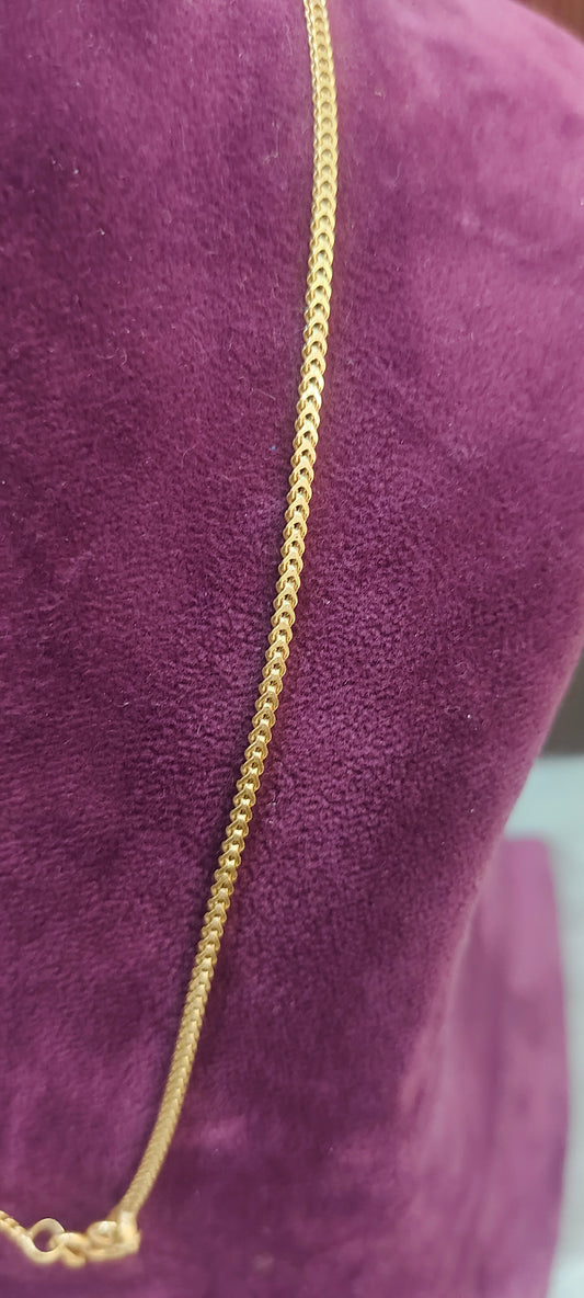 Pure panchaloham unpolished 18" length v cut