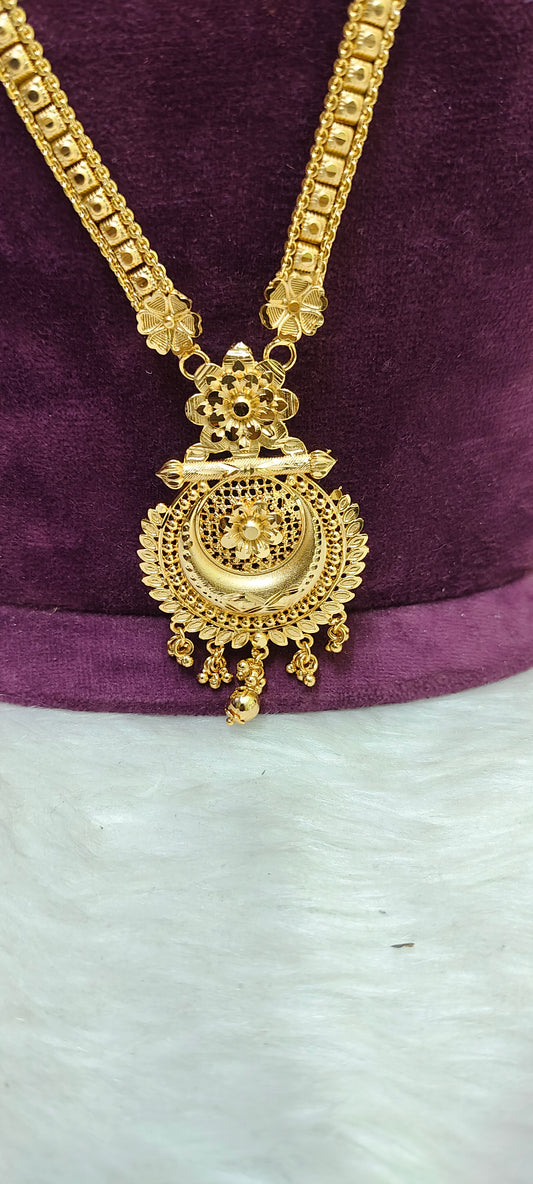 100% real gold look simple long haram