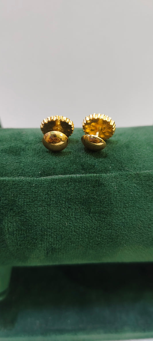 Pure panchaloham vintage look studs