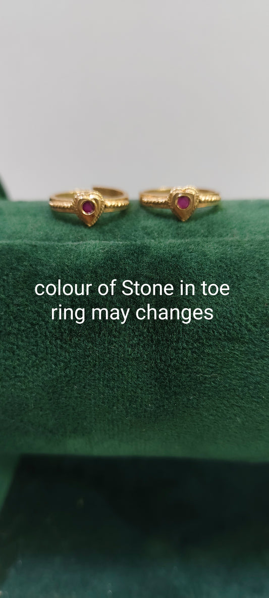 Pure panchaloham adjustable toe rings