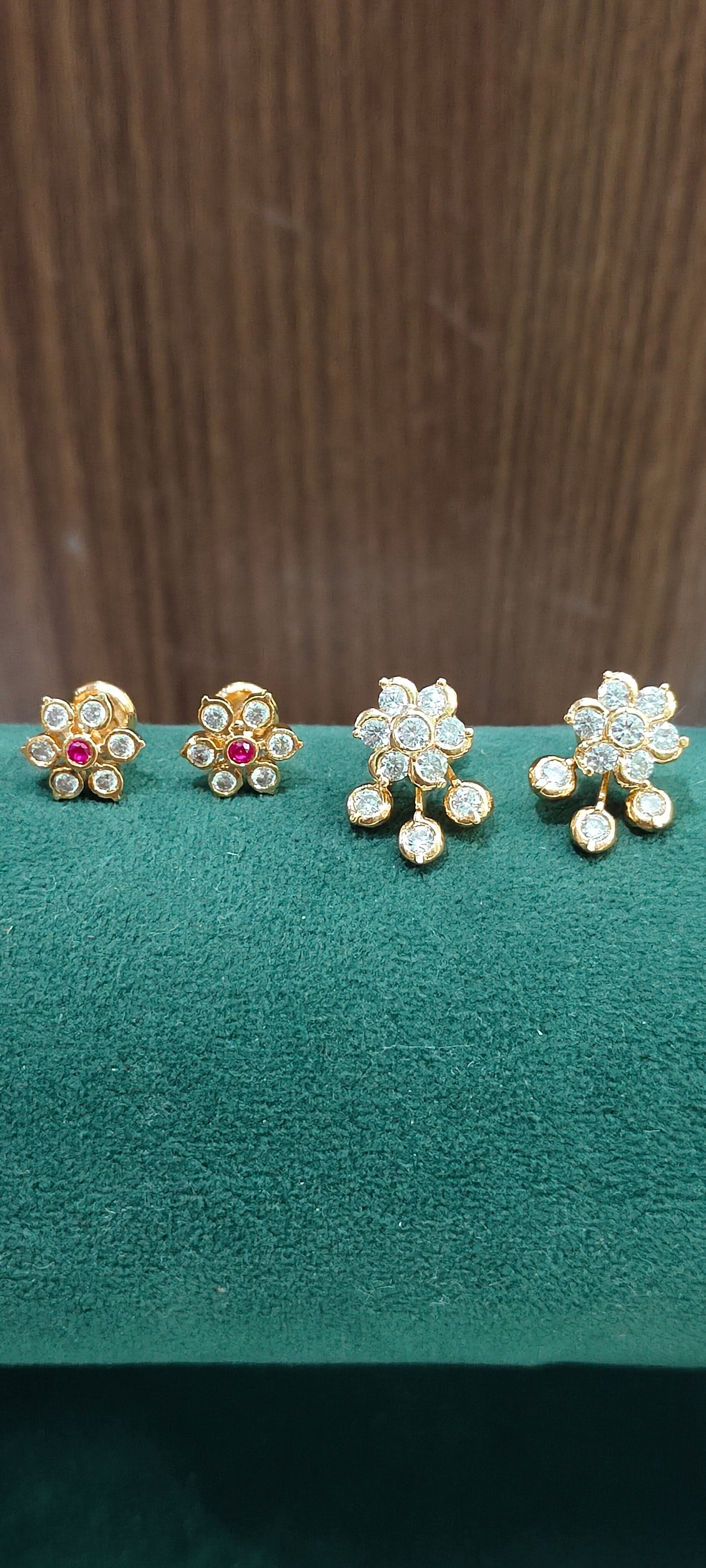 Pure panchaloham 2 pair studs combo