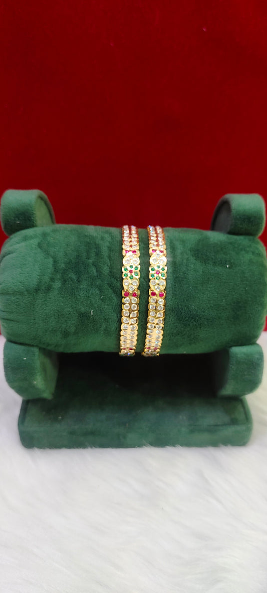 Pure panchaloham gold look bangles