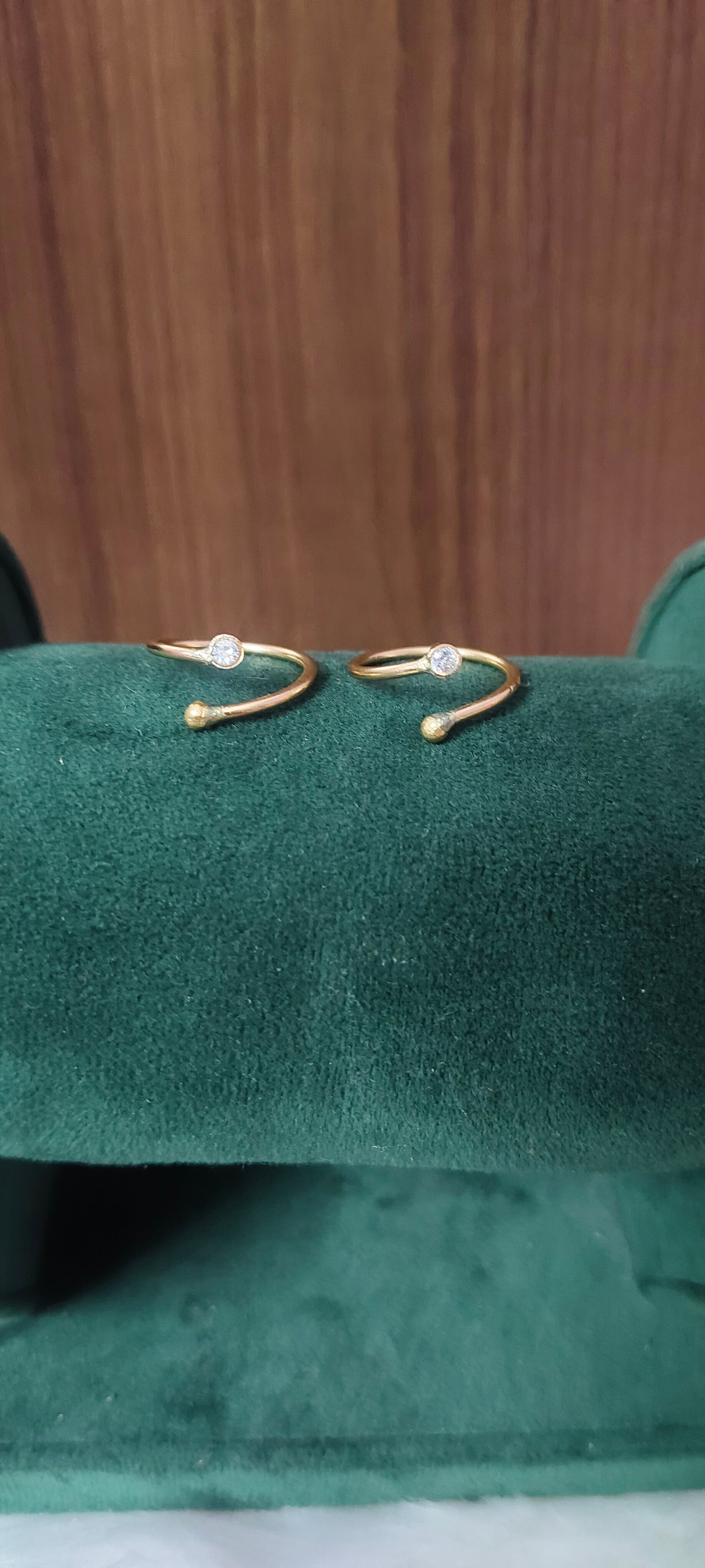 Pure panchaloham unpolished adjustable toe rings