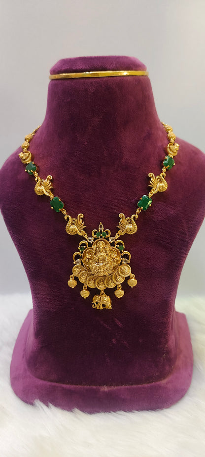 Premium nakshi necklace set