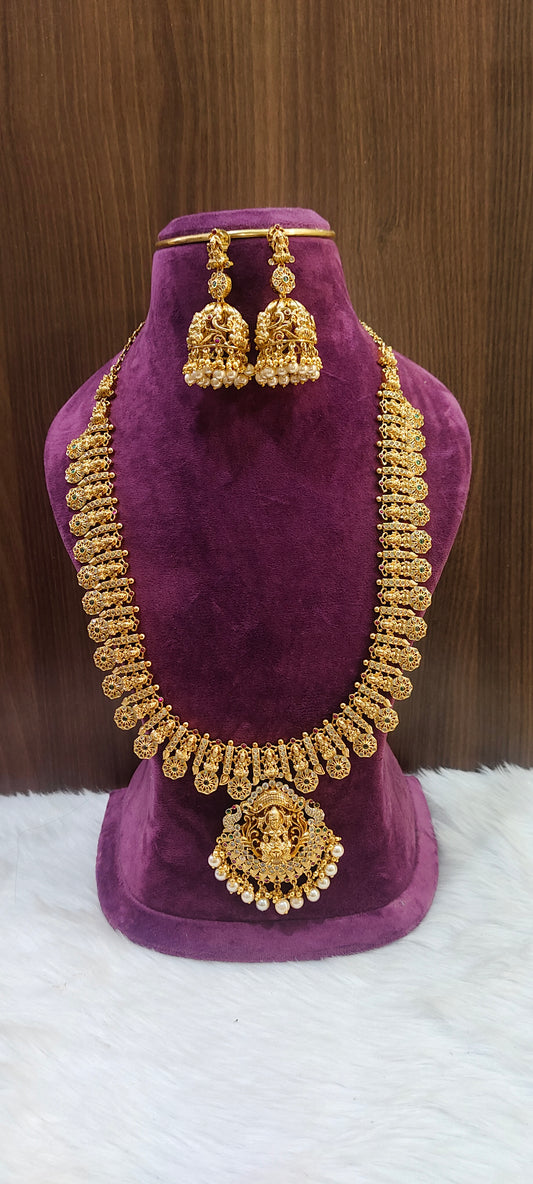 High quality nakshi long haram set