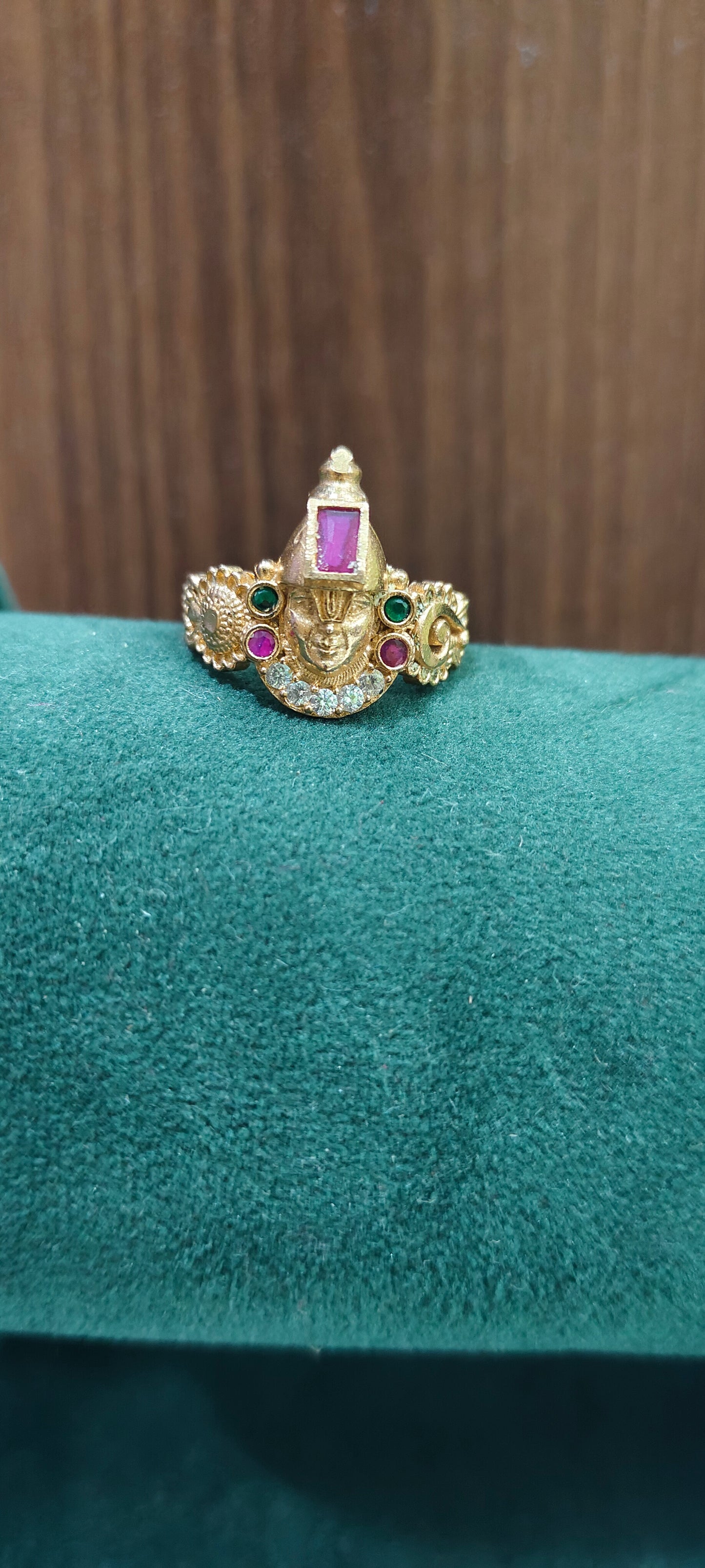 Pure panchaloham unpolished balaji Ring