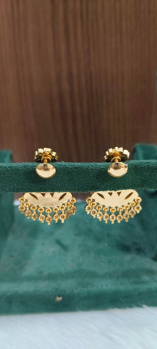 Pure panchaloham vintage look earrings