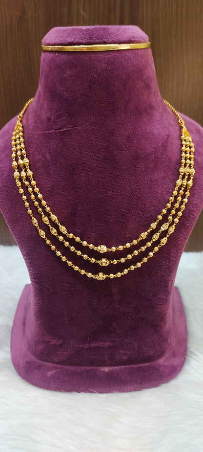Beautiful 3 step dd ball necklace