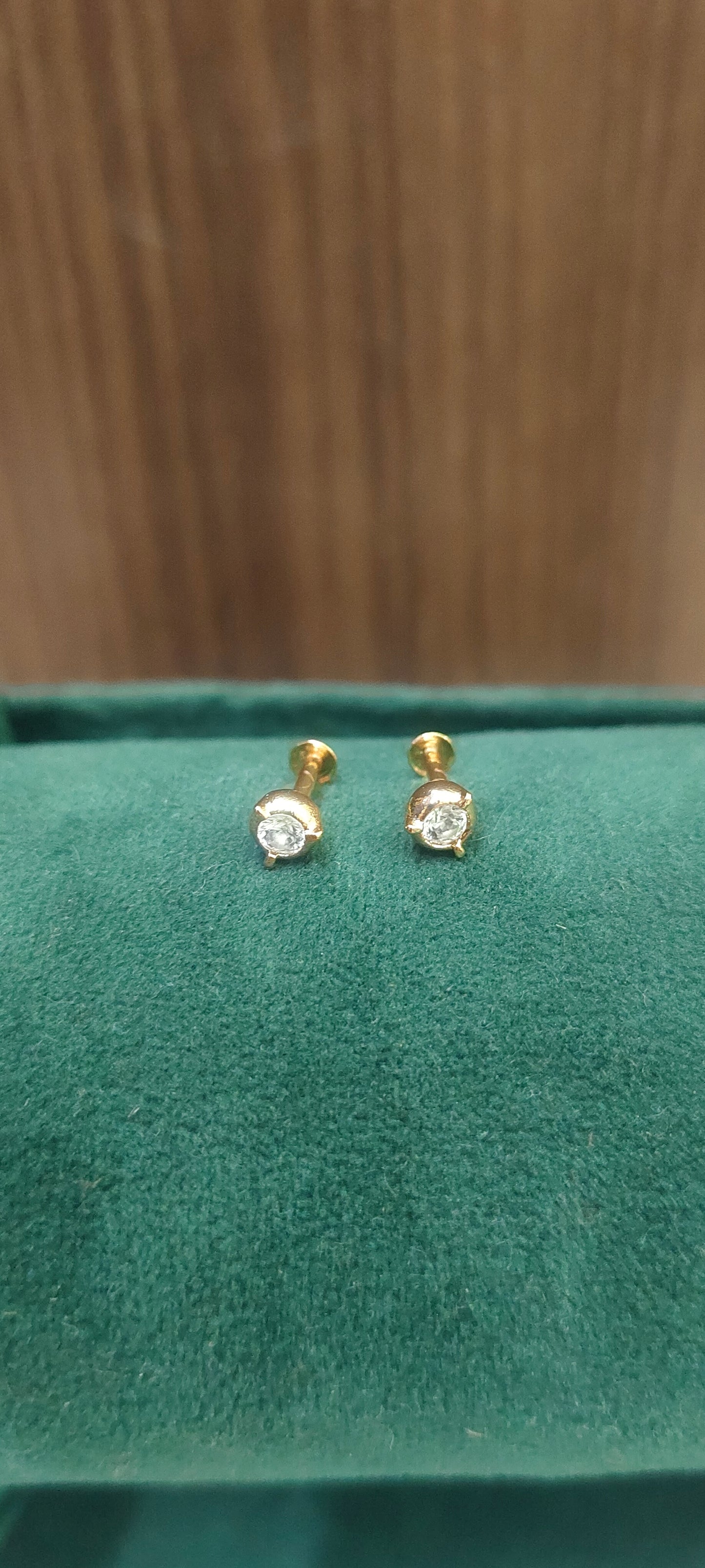 Pure panchaloham daimond look studs