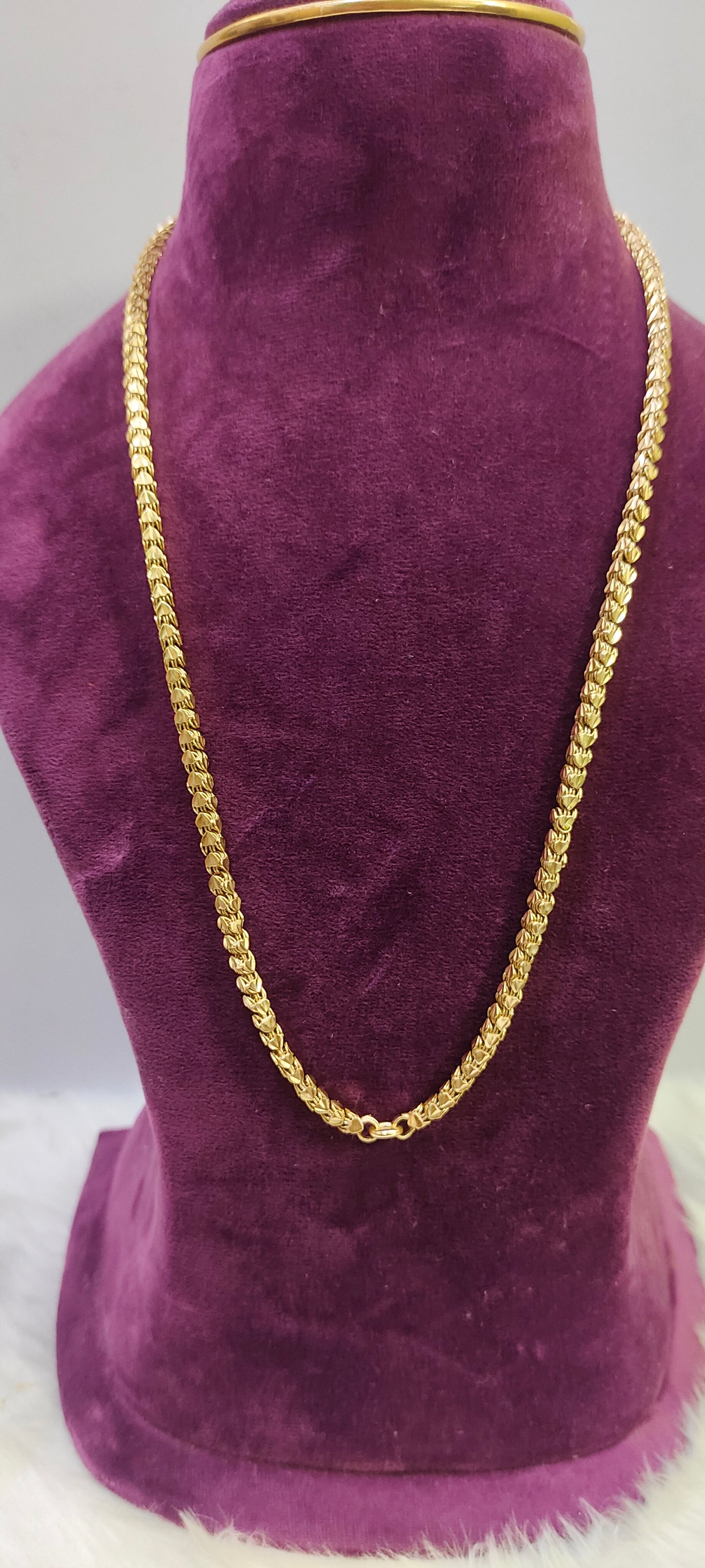 Pure panchaloham unpolished 24" length thali chain
