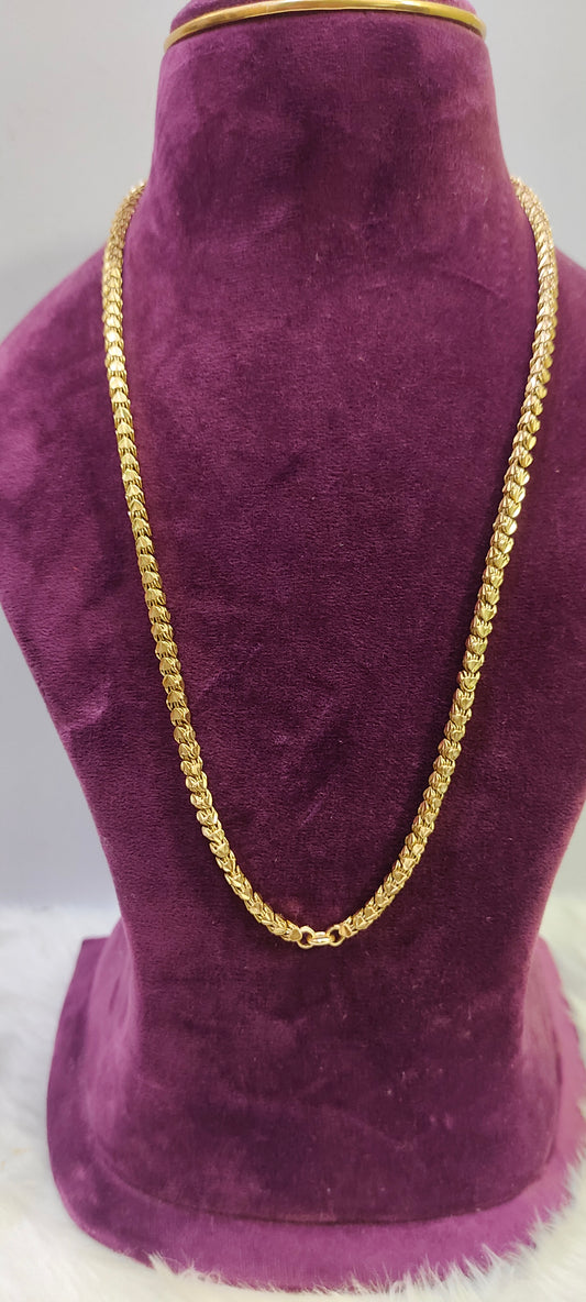 Pure panchaloham unpolished 24" length thali chain