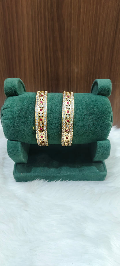 Pure panchaloham broad 2 bangles