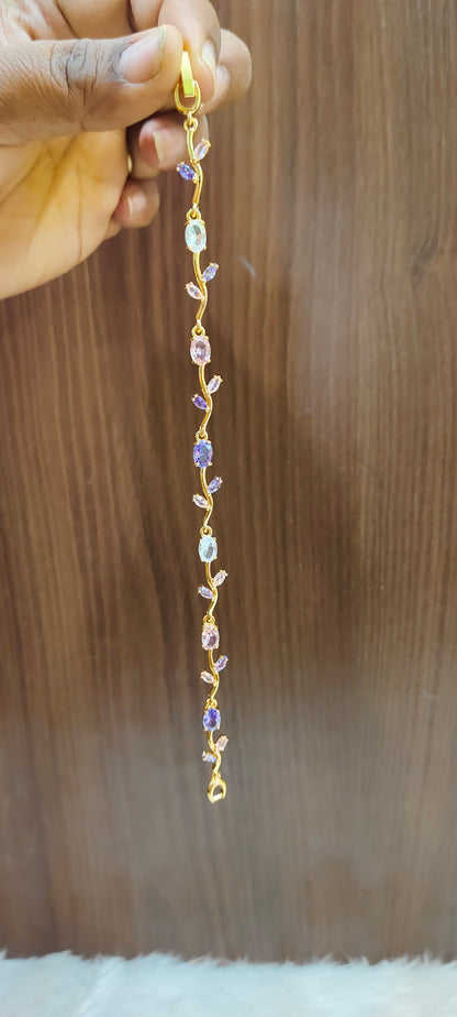 Most trending  imported ladies tulip bracelet(7" length)