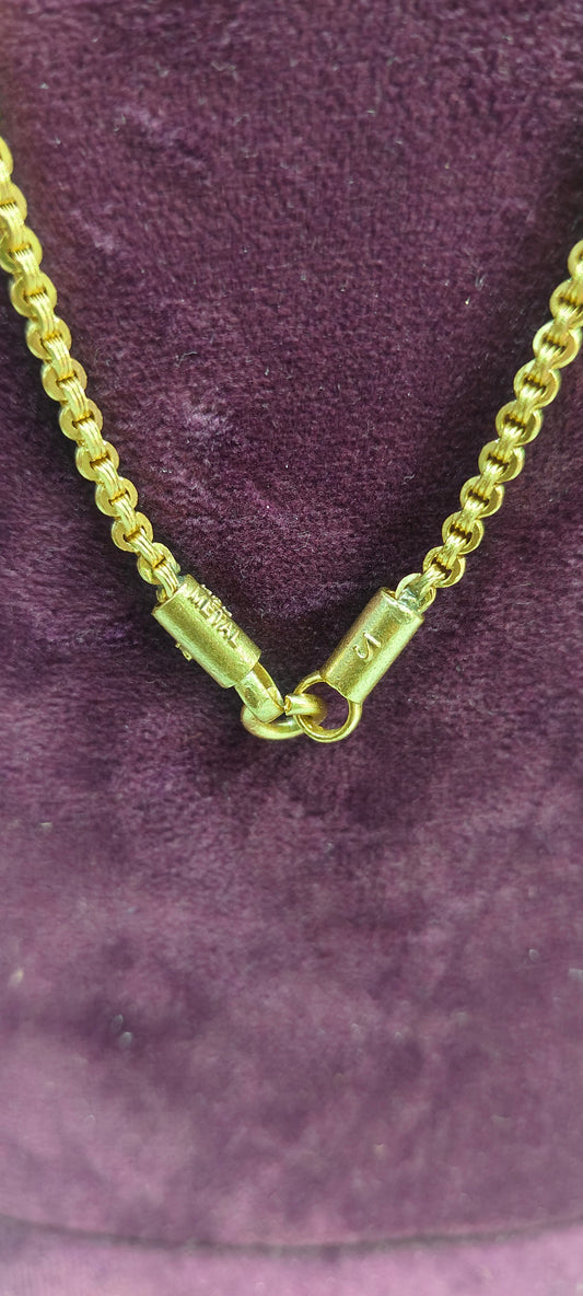 Pure panchaloham unpolished 24 " length malbar thali chain